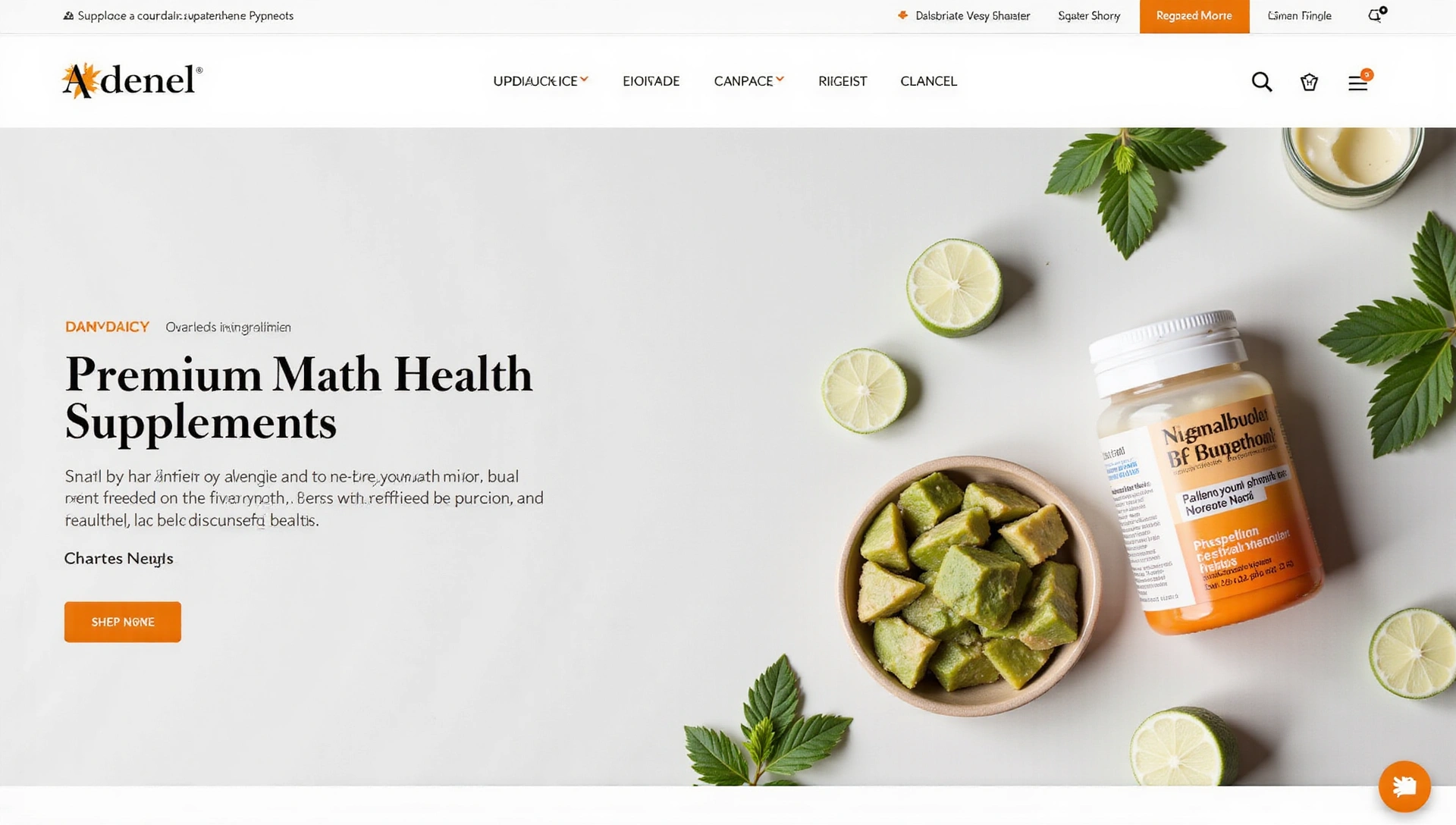 Background image of premium health supplements